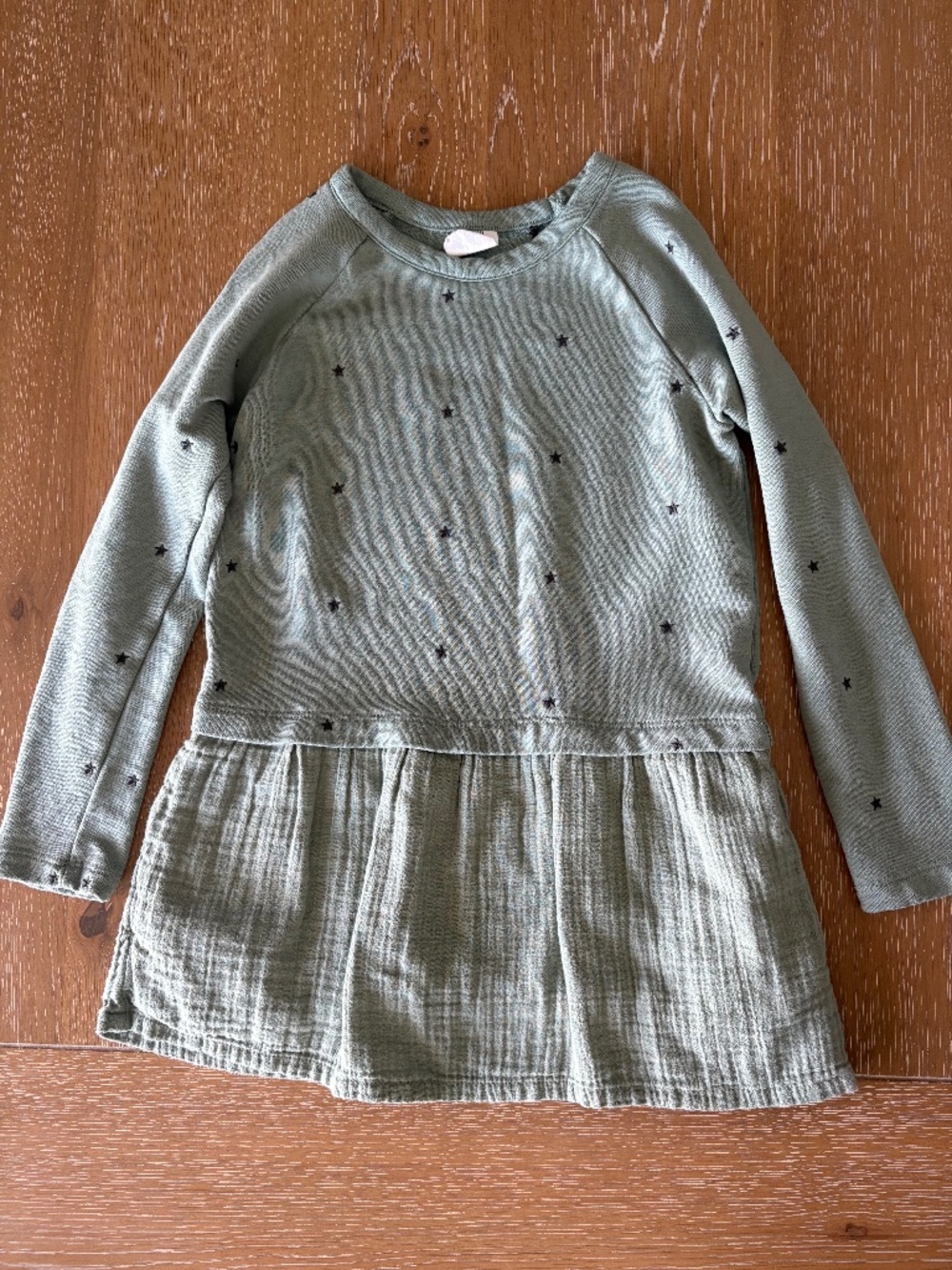 Gap Girls Sweatshirt Dress Embroidered Stars